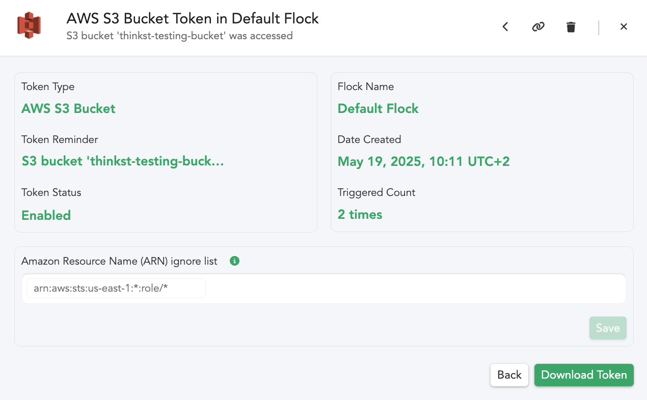AWS S3 Bucket ARN Ignore